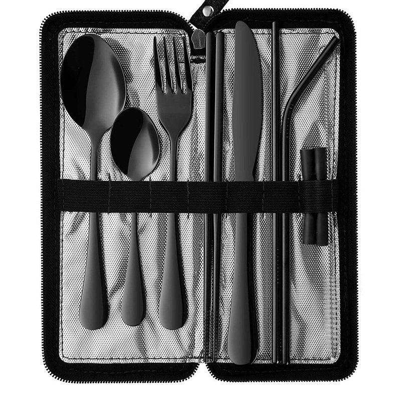 Nowy zestaw 10 szt. przenośnyc – Bamboo Cutlery Travel recenzja i cena
