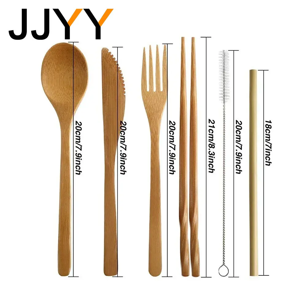 Wielorazowy bambusowy zestaw s – Bamboo Cutlery Travel recenzja i cena