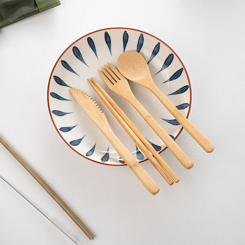 Bambusowa zastawa stołowa podr – Bamboo Cutlery Travel recenzja i cena